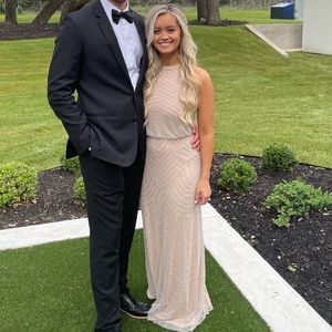 Beaded bridesmaid dress